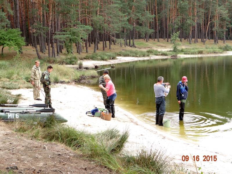 Гідробіологічні дослідження на оз. Святе